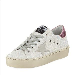 Golden Goose Hi start glitter sneakers
